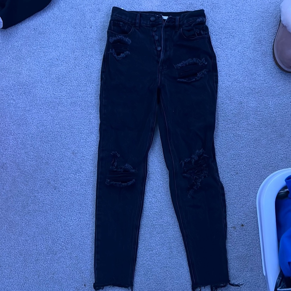 Black Pacsun ripped jeans, size 24